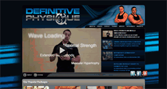 Desktop Screenshot of definitivephysique.co.uk